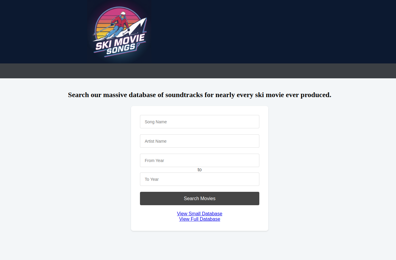 Ski Movie Songs screenshot